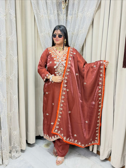 Pheran Style Long Suit