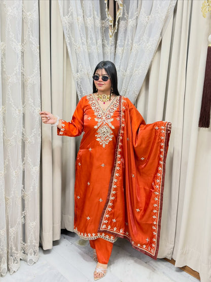 Pheran Style Long Suit