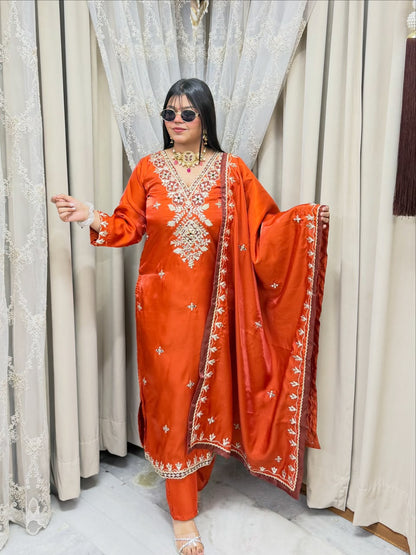 Pheran Style Long Suit