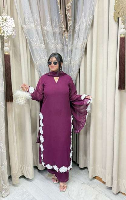 Beautiful Georgette Jasmeen Co-Ord Set for Women | Premium Georgette Fabric |