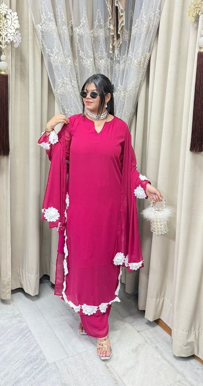 Beautiful Georgette Jasmeen Co-Ord Set for Women | Premium Georgette Fabric |