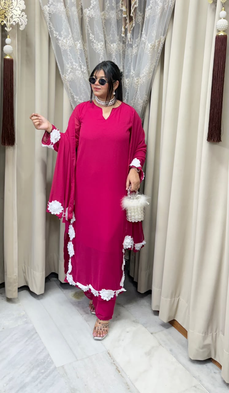 Beautiful Georgette Jasmeen Co-Ord Set for Women | Premium Georgette Fabric |