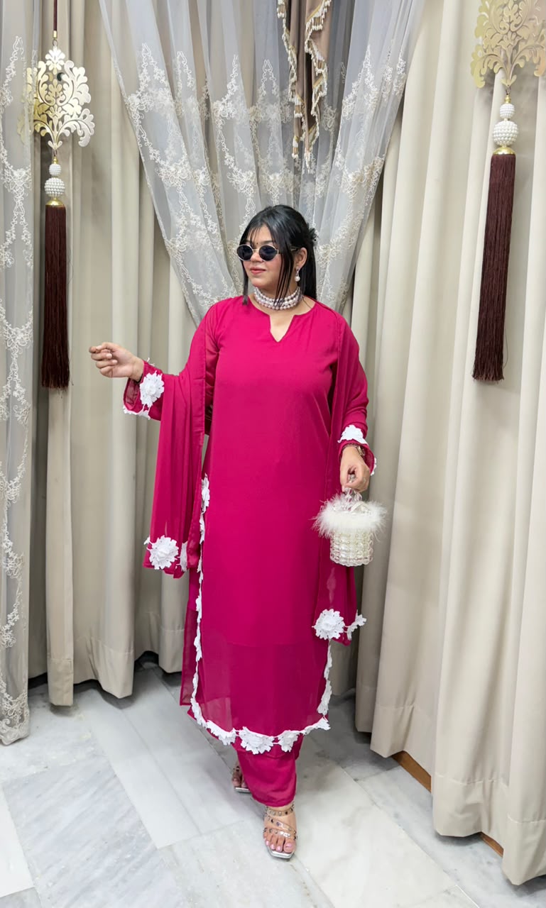 Beautiful Georgette Jasmeen Co-Ord Set for Women | Premium Georgette Fabric |